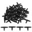 Picture of Kalolary 100pcs 1/4" Universal Barbed Tee Fittings, Barbed Connectors Drip Irrigation for 1/4 Inch Water Hose Connectors 4mm/7mm Water Tube Drip Irrigation Watering System