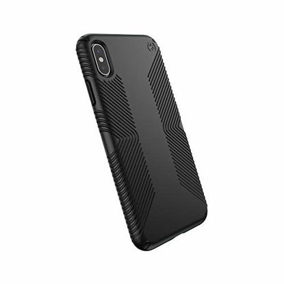 Picture of Speck Products Presidio Grip iPhone XS Max Case, Black/Black