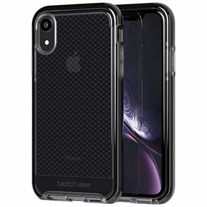 Picture of tech21 Evo Check Apple iPhone XR with 12 ft Drop Protection - Smokey/Black