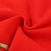 Picture of Red Christmas Tree Skirt with Gold Rim 48",Flannelette Santa Reindeer Xmas Party Holiday Decorations for 7Ft/7.5Ft/8Ft Christmas Tree (Red, 48")