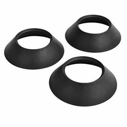 Picture of GoSports Memorabilia Ball Stand and Sports Ball Holder (3 Pack), Matte Black