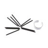 Picture of 10 pcs Black Standard Pen Nibs for WACOM CTL-471, CTL-671, CTL-472, CTL-672 w/Removal Ring