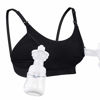 Picture of Hands Free Pumping Bra, Momcozy Adjustable Breast-Pumps Holding and Nursing Bra, Suitable for Breastfeeding-Pumps by Lansinoh, Philips Avent, Spectra, Evenflo and More(Black, Medium)