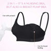 Picture of Hands Free Pumping Bra, Momcozy Adjustable Breast-Pumps Holding and Nursing Bra, Suitable for Breastfeeding-Pumps by Lansinoh, Philips Avent, Spectra, Evenflo and More(Black, Medium)