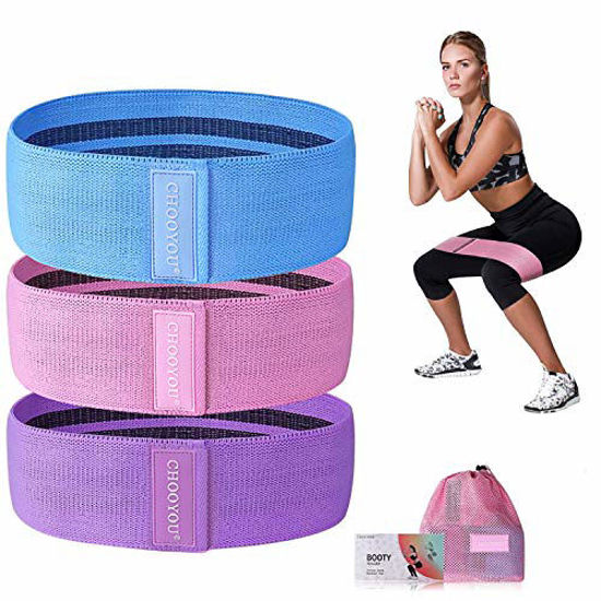 Fabric Resistance Bands For Legs Butt Glute Squats Stretch Workout Exercise Boot 