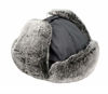 Picture of Oncefirst Unisex Winter Trapper Bomber Hat with Ear Flaps Russian Ushanka Black 1 L
