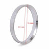 Picture of ZHTEAPR 4pcs Wheel Hub Centric Rings 72.6 to 57.1 OD=72.6mm ID=57.1mm Aluminium Alloy Wheel Hubrings 57.1 to 72.6