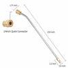 Picture of Sooprinse Washer Extension Gutter Cleaner Attachment Accessory,High Pressure Washer Gutter Rod for Lance/Wand 1/4 Inch Quick Connect,30 Degrees Curved Rod,14 inch