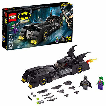Picture of LEGO DC Batman Batmobile: Pursuit of The Joker 76119 Building Kit (342 Pieces)