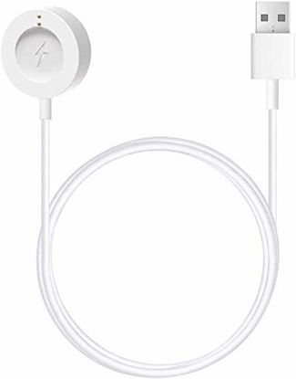 Picture of Kissmart Compatible with Fossil Gen 4/5 Charger, Replacement Charger Charging Cable Cord for Fossil Gen 4 Explorist HR/Venture HR/Sport, Gen 5 Carlyle/Julianna Touchscreen Smartwatches (White)