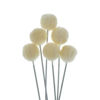 Picture of 100 Pieces Wool Daubers Ball Brush Leather Dye Tool with Metal Handle for DIY Crafts Projects