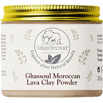 Picture of Natural Elephant Ghassoul Moroccan Lava Clay Powder 200g (7oz)