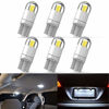Picture of 194 LED Car Bulb 3030 Chipset 2SMD T10 194 168 W5W LED Wedge Light Bulb 1.5W 12V License Plate Light Courtesy Step Light Trunk Lamp Clearance Lights (6pcs/pack)