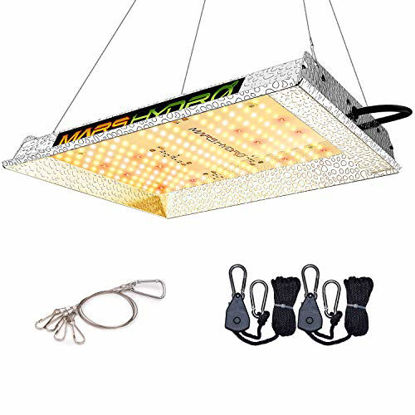 Picture of MARS HYDRO TS 600W LED Grow Light 2x2ft Coverage Sunlike Full Spectrum Grow Lamp Plants Growing for Hydroponic Indoor Seeding Veg and Bloom Greenhouse Growing Light Fixtures Four for 4x4 Footprint