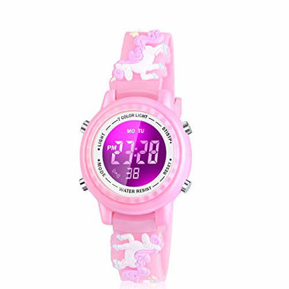 Picture of Viposoon Gifts for 3-12 Years Old Girls, Led Digital Watches for Kids Birthday Presents Gifts for 3 4 5 6 7 8 9 10 Year Old Girls Xmas Gifts for 4-10 Year Old Kids