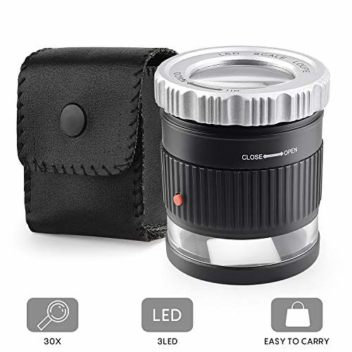 GetUSCart- 30X Loupe Magnifier,Adjustable Focal Length Magnifier ...