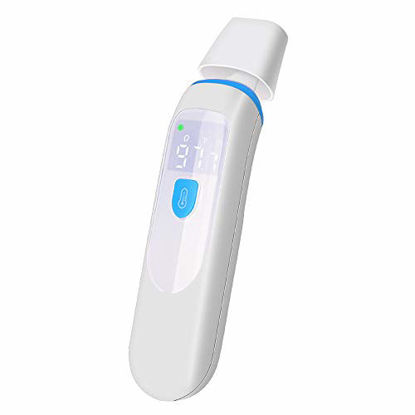 Picture of Infrared Thermometer for Adults, Ear and Forehead Thermometer for Fever| Digital Thermometer with LED Display| Kid and Baby Thermometer | No Touch Temporal Thermometer Easy to Use