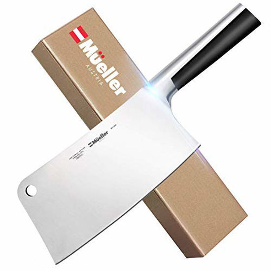 GetUSCart Mueller 7inch Meat Cleaver Knife, Stainless Steel
