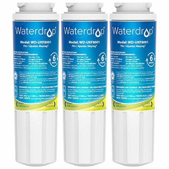 UKF8001P Compatible with UKF8001 Viking RWFFR Everydrop filter 4 46-9006 Puriclean II 3 Pack Refrigerator Water Filter Replacement by Arrowpure UKF8001AXX Kenmore 9006 Certified According to NSF 42/&372 4396395 EDR4RXD1
