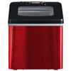 Picture of Frigidaire EFIC452-SSRED XL Maker, Makes 40 Lbs. of Clear Square Ice Cubes A Day, Stainless, Red Steel