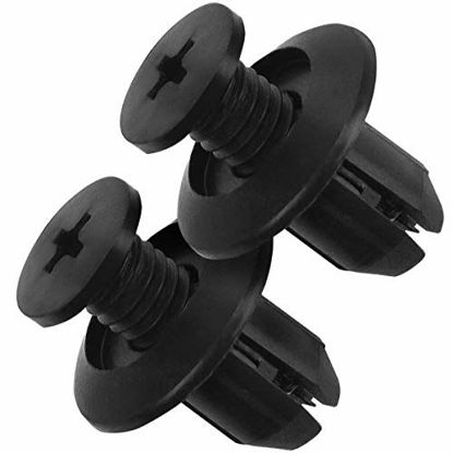 Picture of 2-Pack Dishwasher Kick Plate Trim Retainer - Whirlpool Compatible - Compare to WPW10503548 Compatible clip for with Kenmore, Kitchenaid, Whirlpool Fastener - 2 Clips