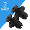 Picture of 2-Pack Dishwasher Kick Plate Trim Retainer - Whirlpool Compatible - Compare to WPW10503548 Compatible clip for with Kenmore, Kitchenaid, Whirlpool Fastener - 2 Clips