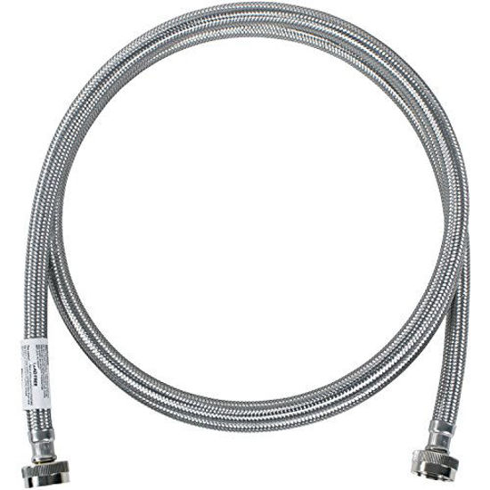 Picture of Certified Appliance Accessories Washing Machine Hose, Hot or Cold Water Supply Line, PVC Core with Premium Braided Stainless Steel (8 FT)