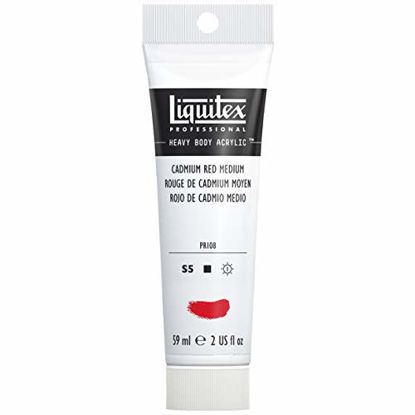 Picture of Liquitex Professional Heavy Body Acrylic Paint, 2-oz Tube, Cadmium Red Medium