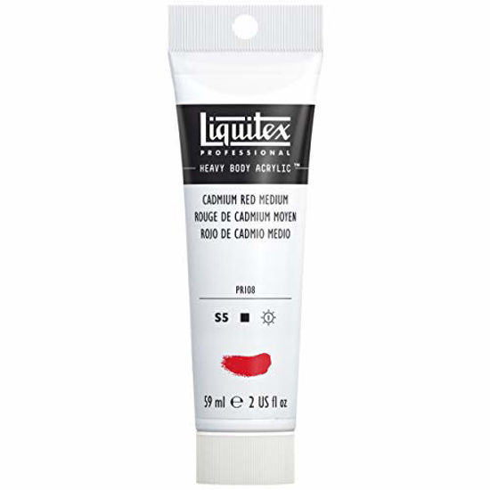 Picture of Liquitex Professional Heavy Body Acrylic Paint, 2-oz Tube, Cadmium Red Medium