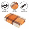 Picture of Stalwart 75-BP1011 Electric Blanket-Heated 12V Polar Fleece Travel Throw for Car, Truck & RV-for Cold Weather, Tailgating & Emergency Kit (Orange)