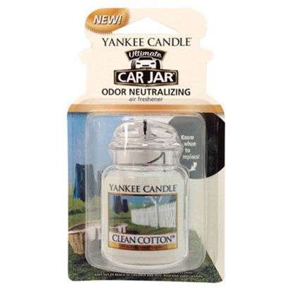 Picture of Yankee Candle Car Jar Ultimate, Clean Cotton