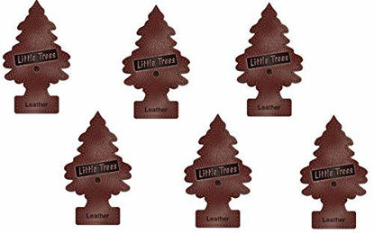 Picture of Little Trees Car Air Freshener 6-Pack (Leather)