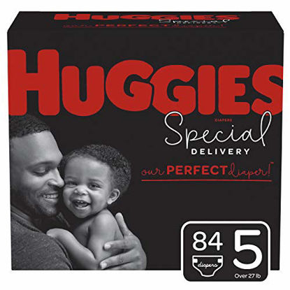 Picture of Huggies Special Delivery Hypoallergenic Baby Diapers, Size 5, 84 Ct, One Month Supply