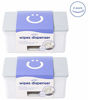 Picture of Ubbi Baby Wipes Dispenser with Weighted Plate, Gray - Set of 2