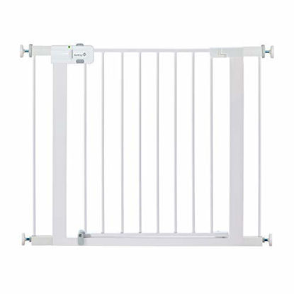 Picture of Safety 1st Easy Install Metal Baby Gate with Pressure Mount Fastening (White), Pack of 1