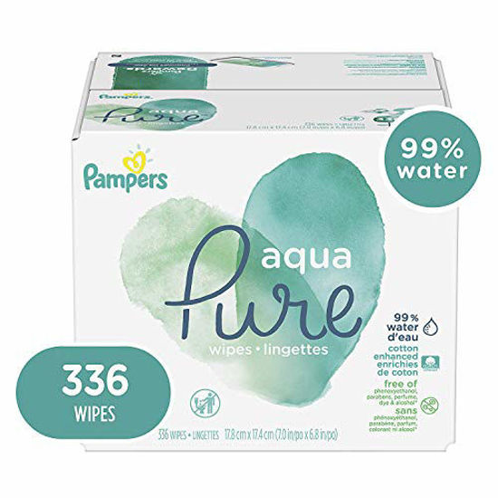 Pampers aqua pure sensitive hotsell water baby diaper wipes