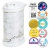 Picture of Ubbi Steel Odor Locking, No Special Bag Required Money Saving, Awards-Winning, Modern Design Registry Must-Have Diaper Pail, Marble