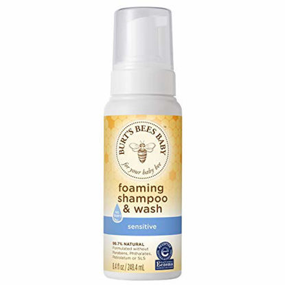Picture of Burt's Bees Baby Foaming Shampoo & Wash - 8.4 Ounce