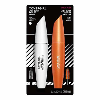 Picture of Covergirl LashBlast Volume Mascara and Lash Blast Amplify Eyelash Primer, Very Black, Value Pack