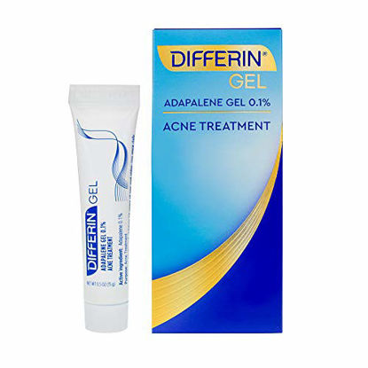 Picture of Acne Treatment Differin Gel, Acne Spot Treatment for Face with Adapalene, 15g, 30 Day Supply, 0.5 Ounce