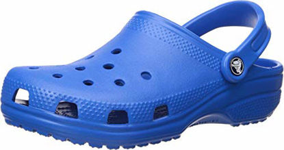 Picture of Crocs unisex adult Classic | Water Shoes Comfortable Slip on Shoes Clog, Bright Cobalt, 14 Women 12 Men US