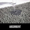 Picture of Gorilla Grip Original Indoor Durable Chenille Doormat, 48x30, Absorbent, Machine Washable Inside Mats, Low-Profile Rug Doormats for Entry, Mud Room Mat, Back Door, High Traffic Areas, Brown