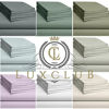 Picture of LuxClub 4 PC Sheet Set Bamboo Sheets Deep Pockets 18" Eco Friendly Wrinkle Free Sheets Machine Washable Hotel Bedding Silky Soft - Periwinkle Twin XL