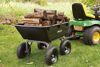 Picture of Gorilla Carts Heavy-Duty Poly Yard Dump Cart | 2-In-1 Convertible Handle, 1200 lbs capacity | GOR6PS model