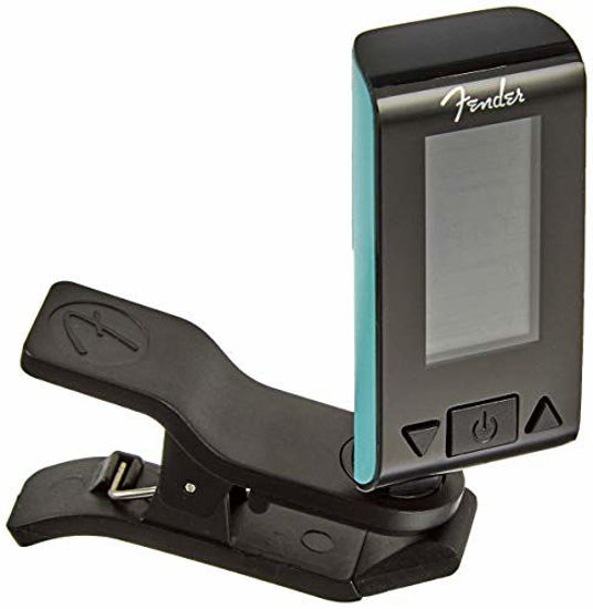GetUSCart Fender Original Clip On Tuner for Electric Guitar Bass Guitar Mandolin Ukulele Violin and Banjo Daphne Blue
