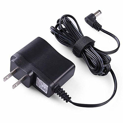 Picture of LotFancy 9V AC/DC Power Adapter for BOSS Zoom Guitar Multi Effects Pedal - Power Supply for Casio Piano Keyboard, UL Listed, Center Negative