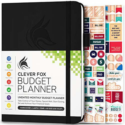 Picture of Clever Fox Budget Planner - Expense Tracker Notebook. Monthly Budgeting Journal, Finance Planner & Accounts Book to Take Control of Your Money. Undated - Start Anytime. A5 Size Rose Gold Hardcover
