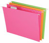 Picture of Pendaflex Glow Hanging File Folders, Letter Size, Assorted, Case Pack of 12 (81670)