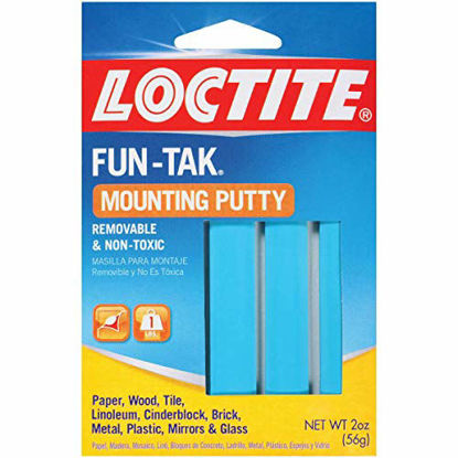 Picture of Loctite Fun-Tak Mounting Putty 2-Ounce (1087306), Single, Blue, 2 Ounce