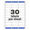 Picture of Avery 8160 Easy Peel Address Labels for Inkjet Printers, 1 x 2 5/8 Inch, White, 750 Count (Pack of 2)